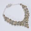 Handmade Dalmatian Jasper Necklace In 925 Sterling Silver Pear Stone WSJ-5115