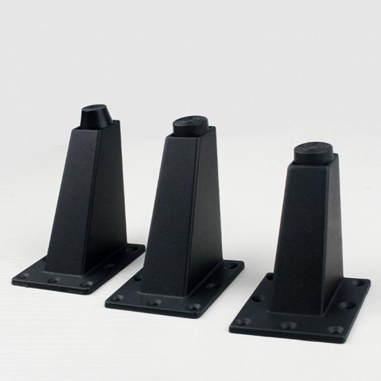 4 шт./компл. регулируемые ножки шкафа, сильная несущая способность, квадратная опорная плита из алюминиевого сплава, наклонная мебельная ножка для дома