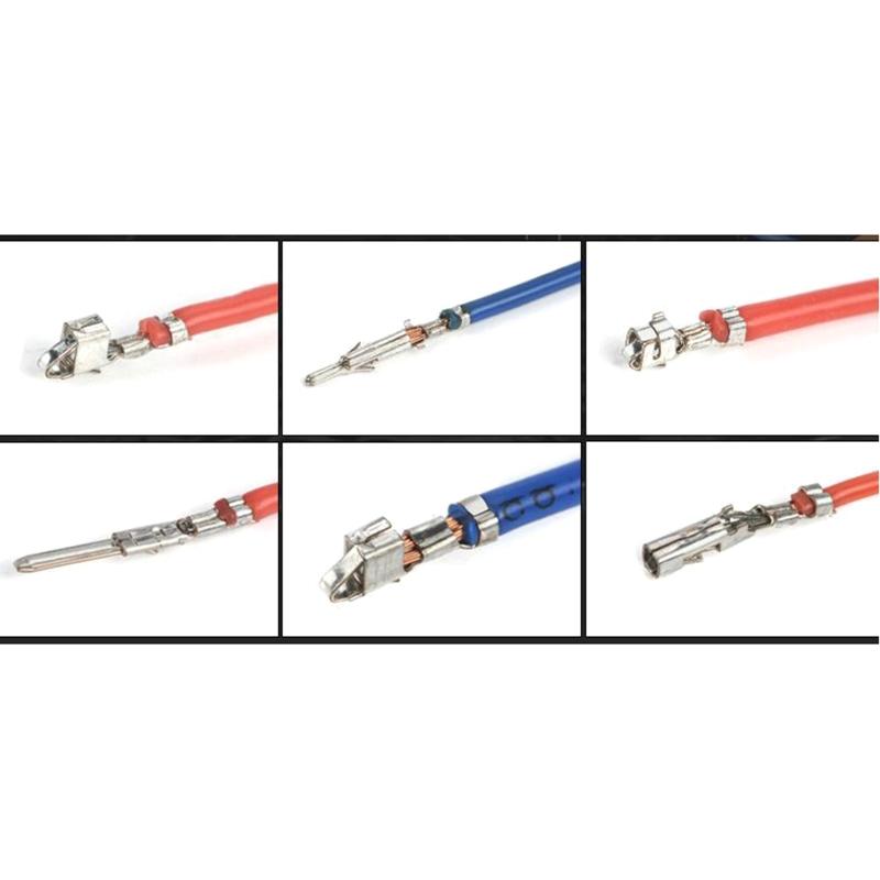 Многофункциональные обжимные клещи Вместимость 0,05-2 мм² Обжимные клещи для контактов типа «папа» и «мама» Du-pont Клеммные вилки для жгутов проводов