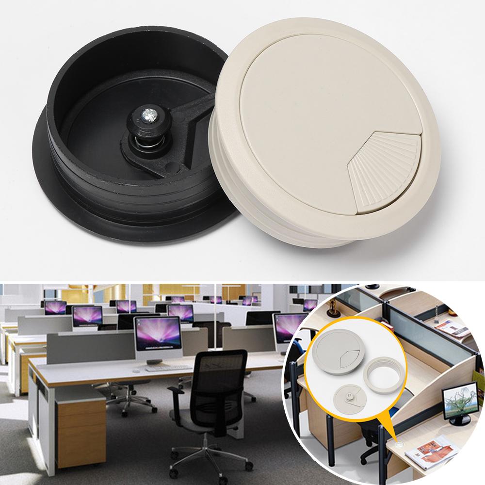 Buckle Line Cable Clamp Office Line Box Desk Table Cable Fastener Computer Grommet Wire Hole Cover