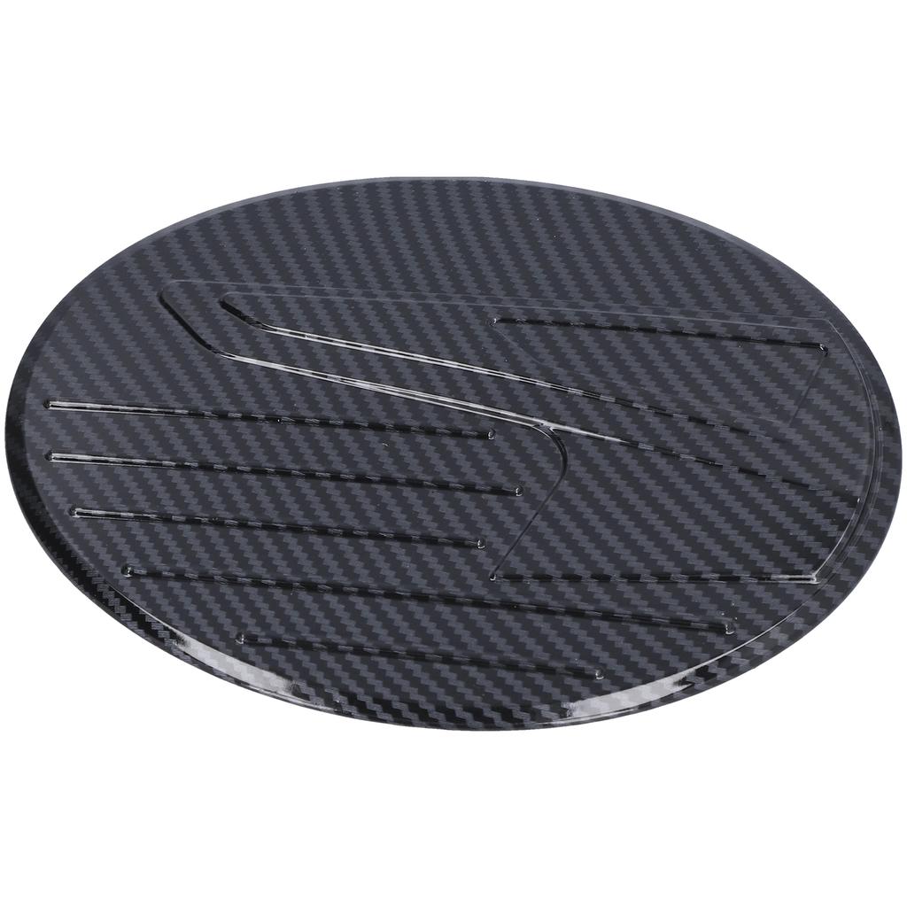 Fuel Tank Cover Trim Gas Cap Lid Carbon Fiber Style Decoration for Mazda CX 30 2020 2021