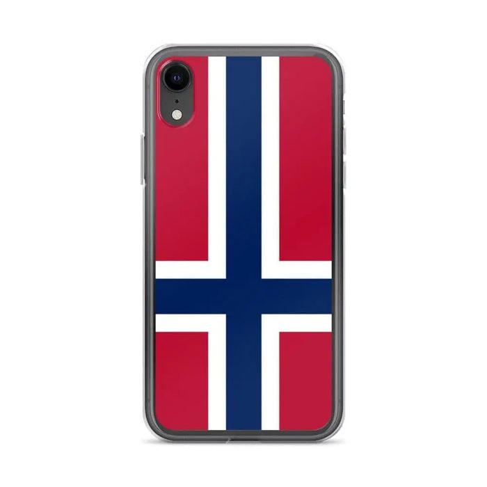 Coque Télephone Drapeau Svalbard Et De Jan Mayen Officiel - iPhone XR