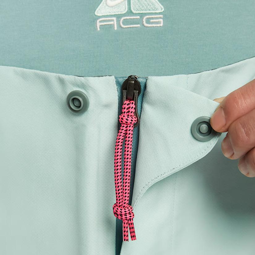 Nike Серия ACG Mystery Lights Ветрозащитные Водонепроницаемые Брюки-горнолыжные штаны с жестким верхом Свободного кроя Мужские брюки HV1128-353