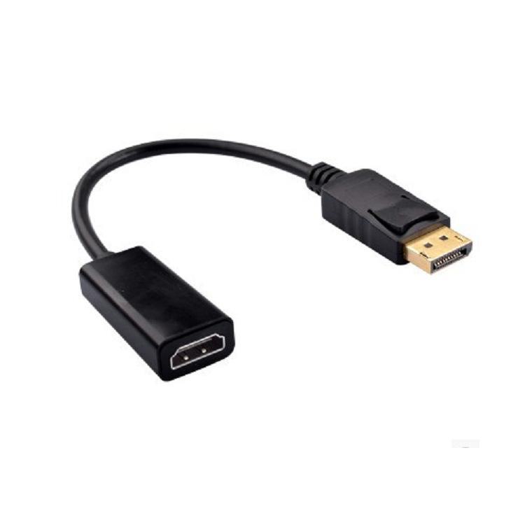 Gold-Plated DisplayPort To HDMI Adapter Cable, 1080P/4K, High-Definition, Large DP To HDMI Female