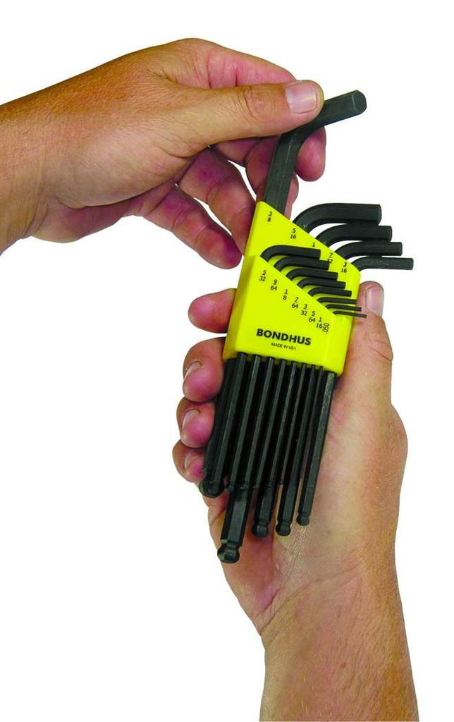 Набор шестигранных шариковых ключей, обработанных золотым покрытием, набор из 15 штук BLX15MG []BONDHUS L-образный ключ (14K) (1.27, 1.5, 2, 2.5, 3, 3.5, 4, 4.5, 5, 5.5, 6, 7, 8, 9, 10мм)