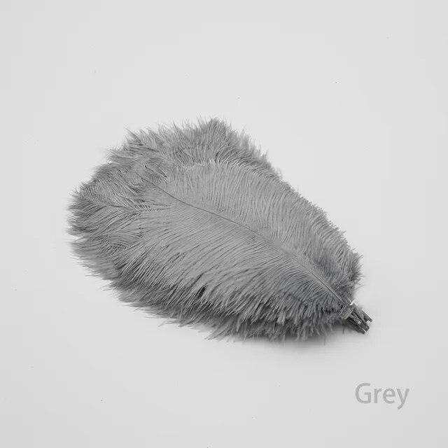 20 шт./лот, натуральные белые страусиные перья, аксессуары ручной работы, свадебные украшения для дома, Марди Гра, красочные плюмы, деко