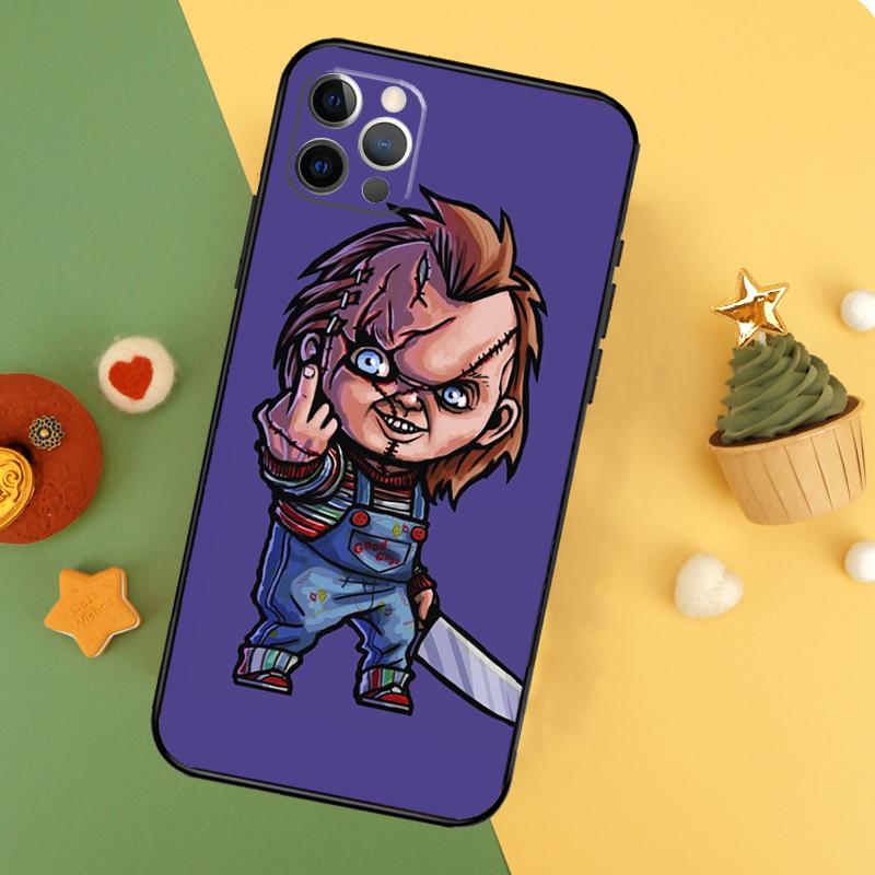 Чехол для телефона с куклой Чаки из фильма ужасов Для iPhone 17 Pro Max 17Air 16E 15 14 13 12 11 16 Pro Max Mini Ударопрочный Чехол