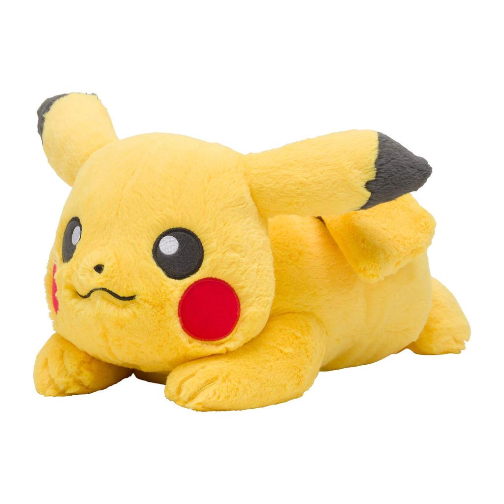 Pokemon Center Original Fluffy Hugging Plush Toy Pikachu 30x28x41 (H×W×Dcm)