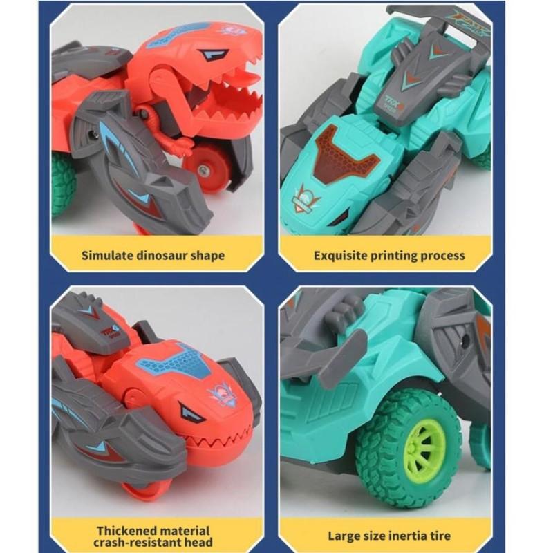 Трансформация Подарки Дети Деформация Динозавр Машина Игрушка Мальчики Машина Динозавр Скользящая Инерционная Машина Уникальная