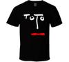 Toto Face Symbol Rock Band T-Shirt Short Sleeve Round Neck