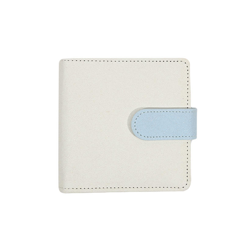 1PC PU 3-Hole Card Collection Book Цветной альбом с отрывными листами для хранения фотографий Почтовая открытка Сортировочный буклет