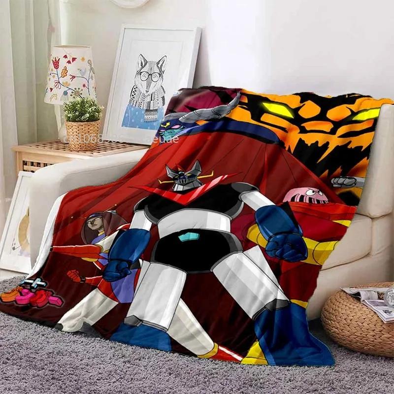 Mazinger z UFO Robot Grendizer фланелевое одеяло мультфильм аниме дети мягкий чехол легкий кровать диван стул одеяло