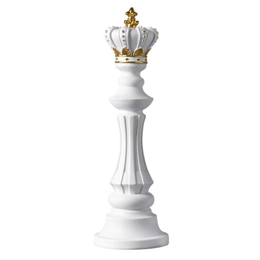 Шахматная статуя из смолы, скульптурная фигурка, мебель для международных шахматных настольных игр для украшения