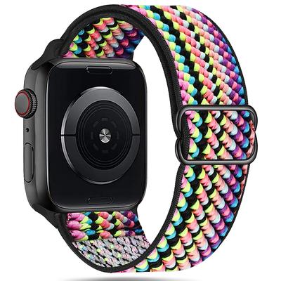 Эластичные ремешки Solo Loop для Apple Watch Band 38/40/41/42/44/45/49 мм, нейлоновый браслет для iWatch Series 9 8 7 6 5 4 Se Ultra 2