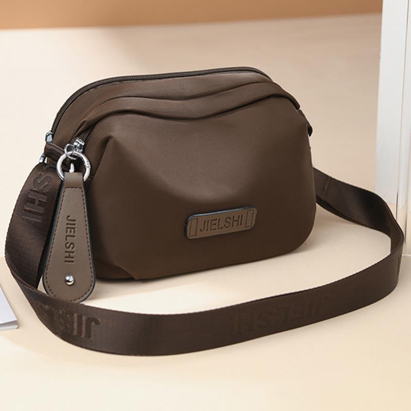 Casual Shoulder Bag, Solid Color, Waterproof, Simple and Versatile, Fashionable Crossbody Bag