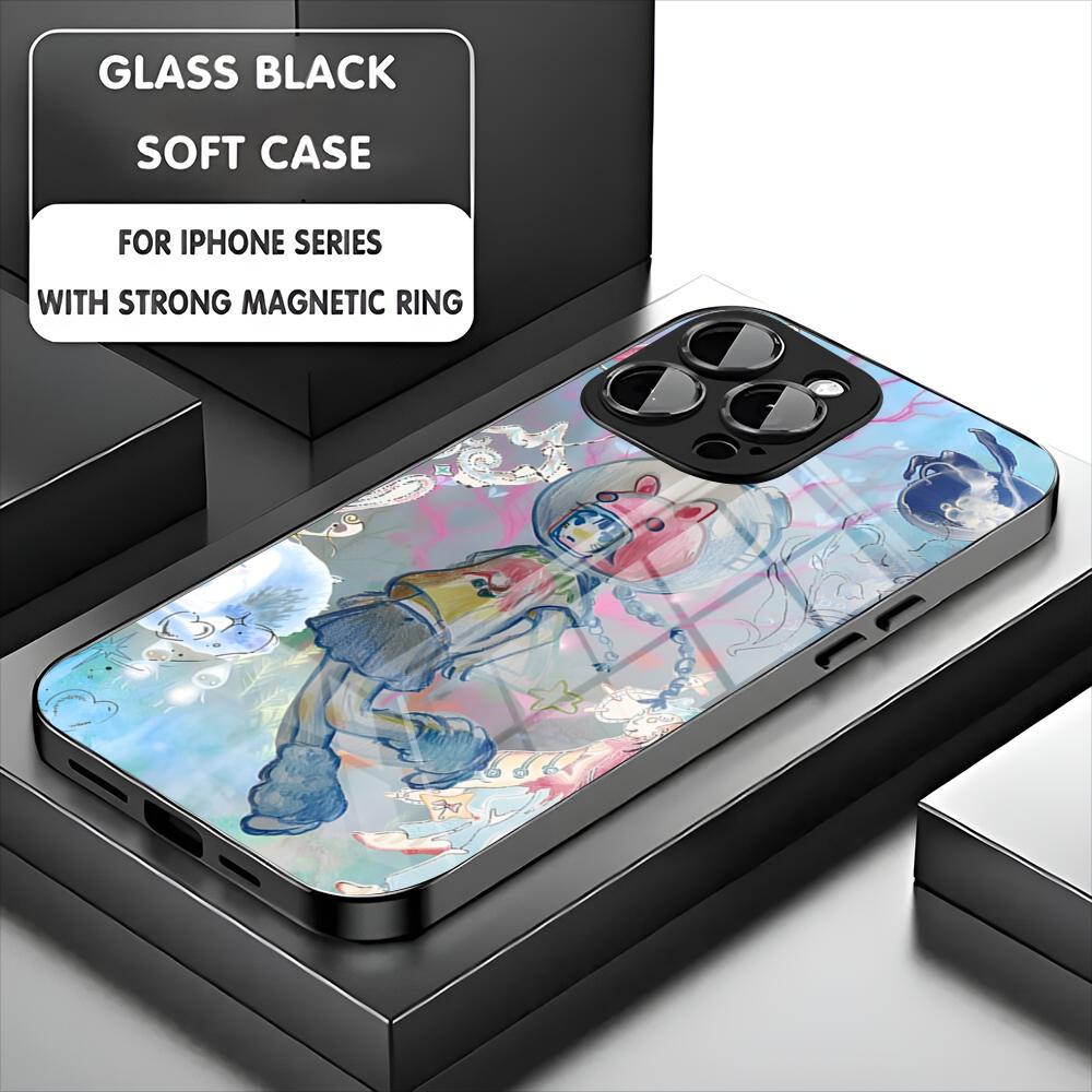 A-Aya T-Takano Art Phone Case For Iphone 17 16 15 14 13 11 12 Pro Max Mini Plus Magnetic Glass Phone Cover