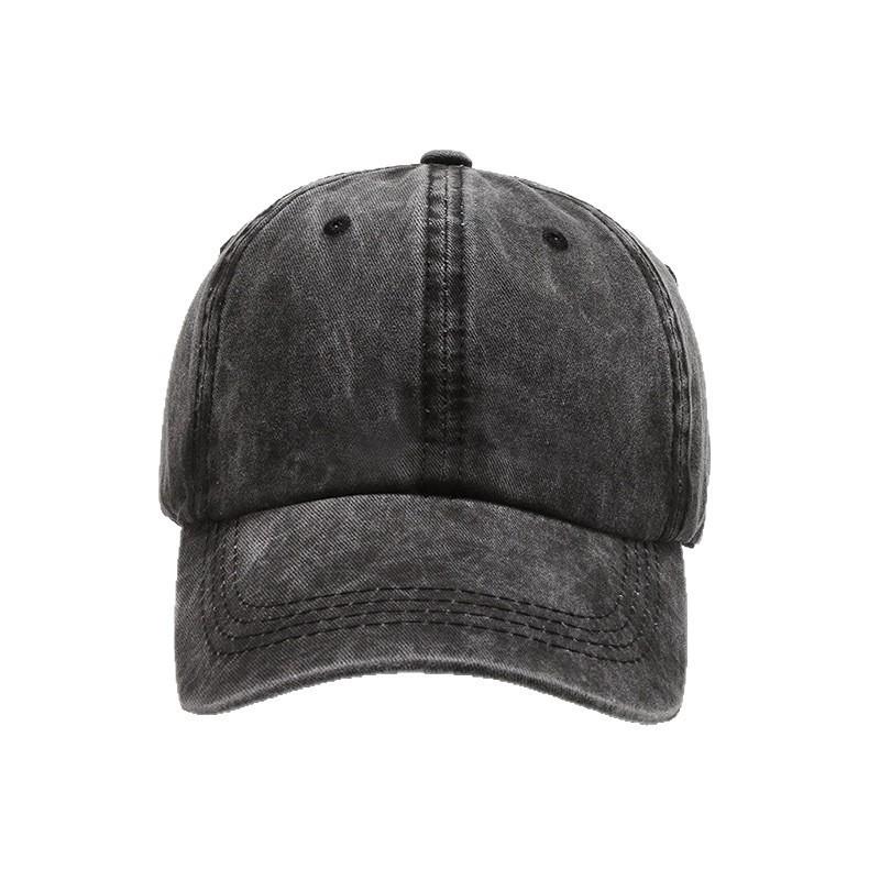 Korean Style Packable Cotton Baseball Cap With Breathable Design For Men And Women