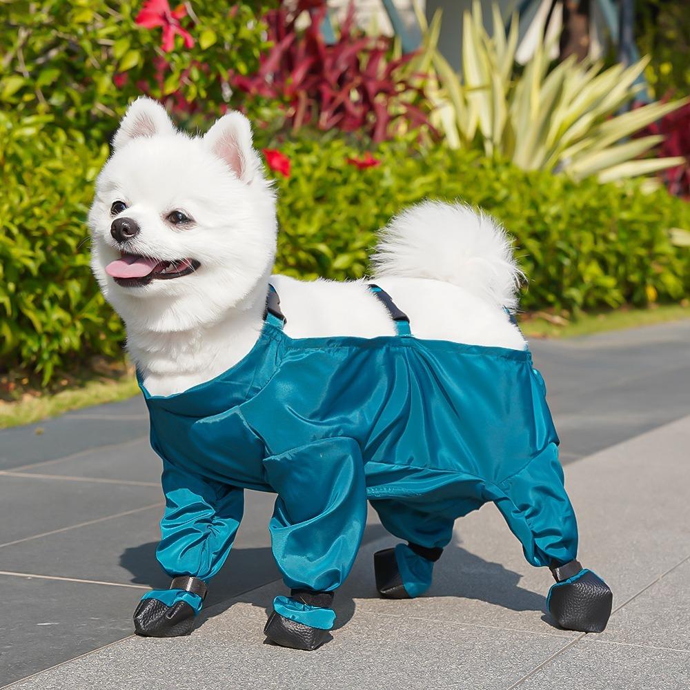 Breathable Puppy Paw Boots Anti-Slip Dog Paw Protectors Pet Leggings Suit for Small Medium Dogs