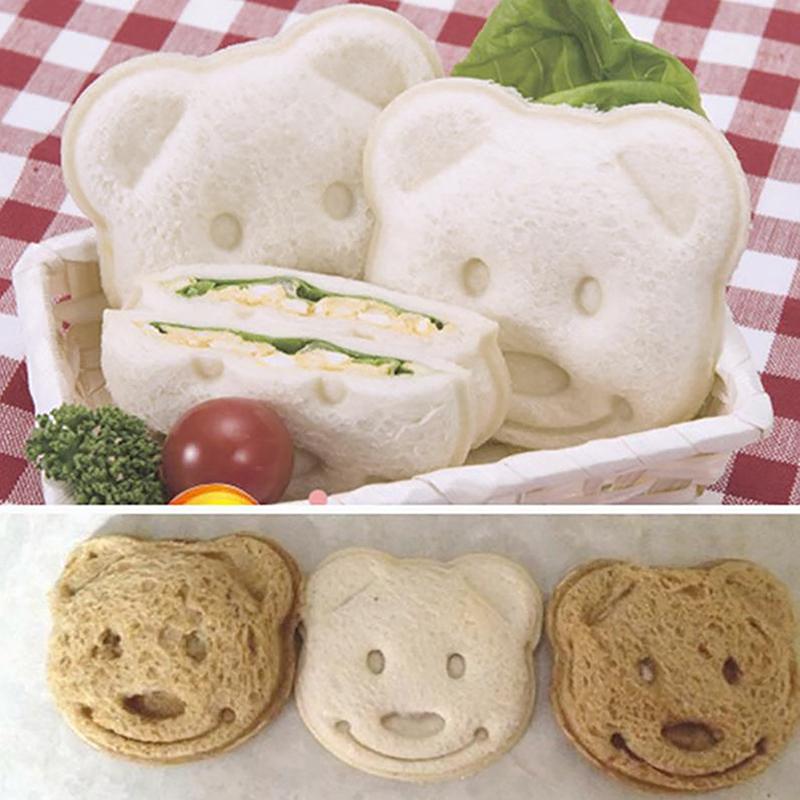 3/4Pcs Sandwich Mold Toast Bread Making Cutter Mould Cute Baking Pastry Tools Children Interesting Food Kitchen Accessories