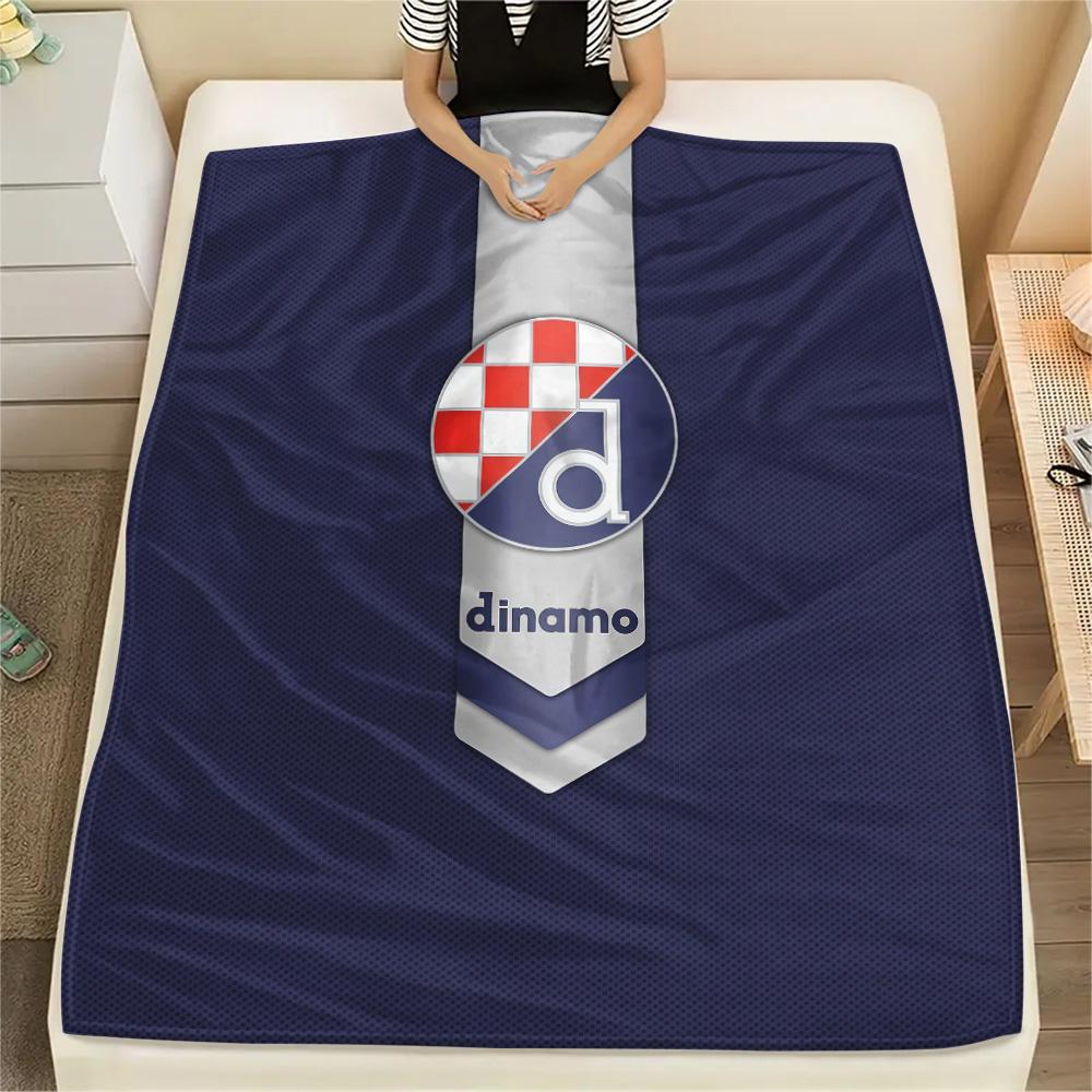 GNK Dinamo Zagreb Flannel Blanket, High quality Comfortable for All Seasons, Home Decor, Warmth and Comfort