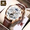 6652 with Gift Box Multi-function Night Light Hollow Flywheel Automatic Mechanical Meter Men's Watch Men's Watch