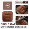 Winter Car Seat Cover Cushion Warm Flannel Protector Booster Pad For Opel Corsa Mokka Astra Cascada Adam Insignia Meriva Vectra BX8