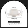 Japanese Ceramic Coffee Latte Cup and Saucer Set