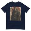 Vintage Japanese Art Anime Bigfoot Samurai Graphic Sasquatch TShirt