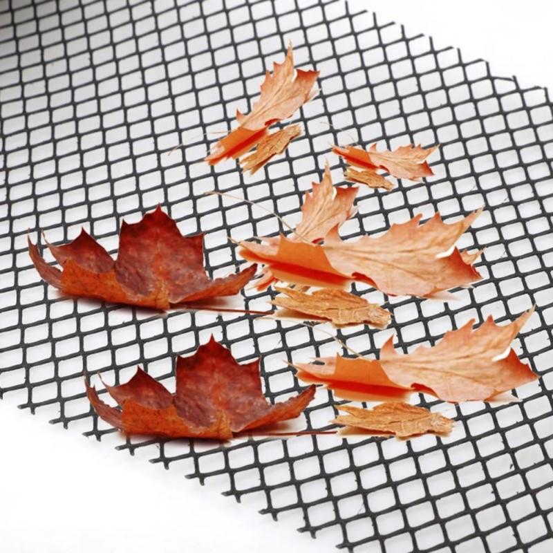 DIY Plastic Gutter Guard Screen Protection Netting Outdoor Leaf Mesh Filte Gutter Cover with Hooks