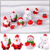 Bonsai Fairy Garden Micro Landscape Christmas Decor Miniature Snowman Santa Claus Figurines