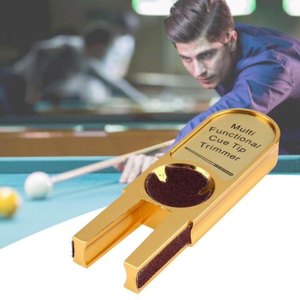 Scuffer Dime Snooker Shaper Nickel Burnisher Tip Trimmers U-shape Billiards Pool Cue
