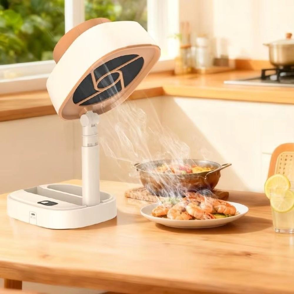 High Suction Power Folding Mini Range Hood Adjustable Angle Cooking Fume Extractor  Home Kitchen