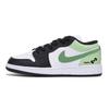 Air Jordan 1 Low Винтажные Баскетбольные Кроссовки Мужские Бело-Зеленые 553558-131(Команда85-)