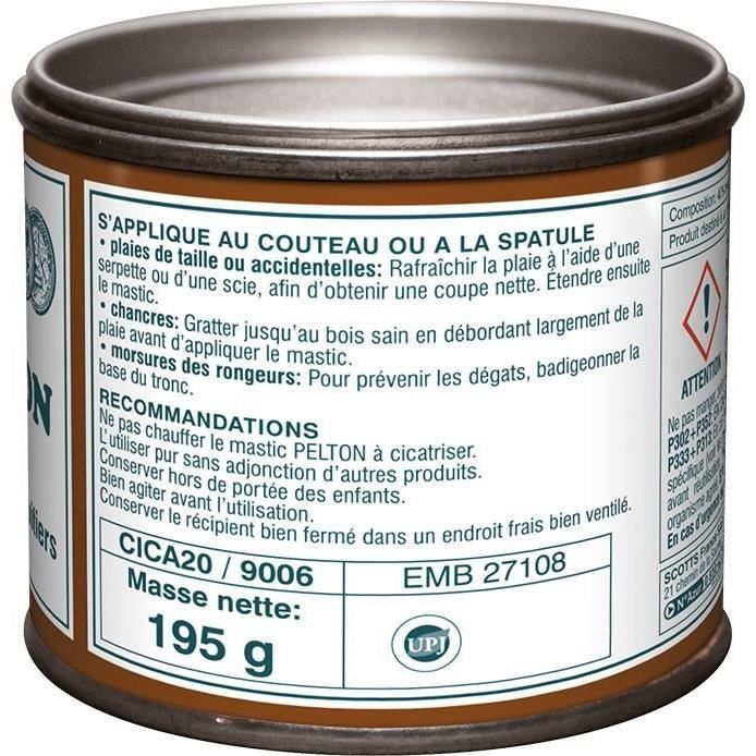 Mastic - PELTON - Cica20 - 195 G - Cicatrise
