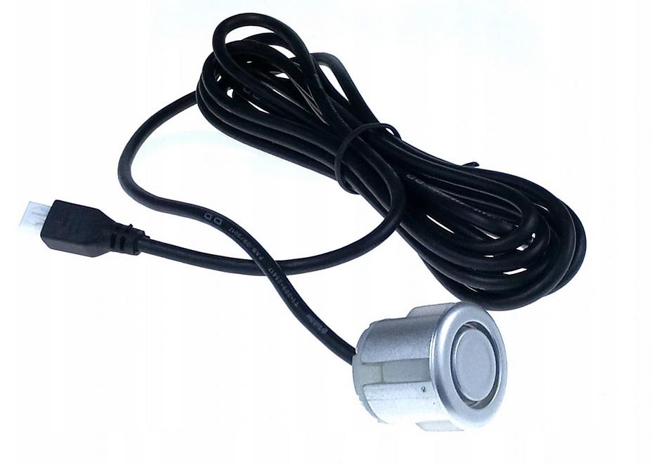 Czujniki Cofania Parkowania 4X Buzzer Srebrne 18Mm