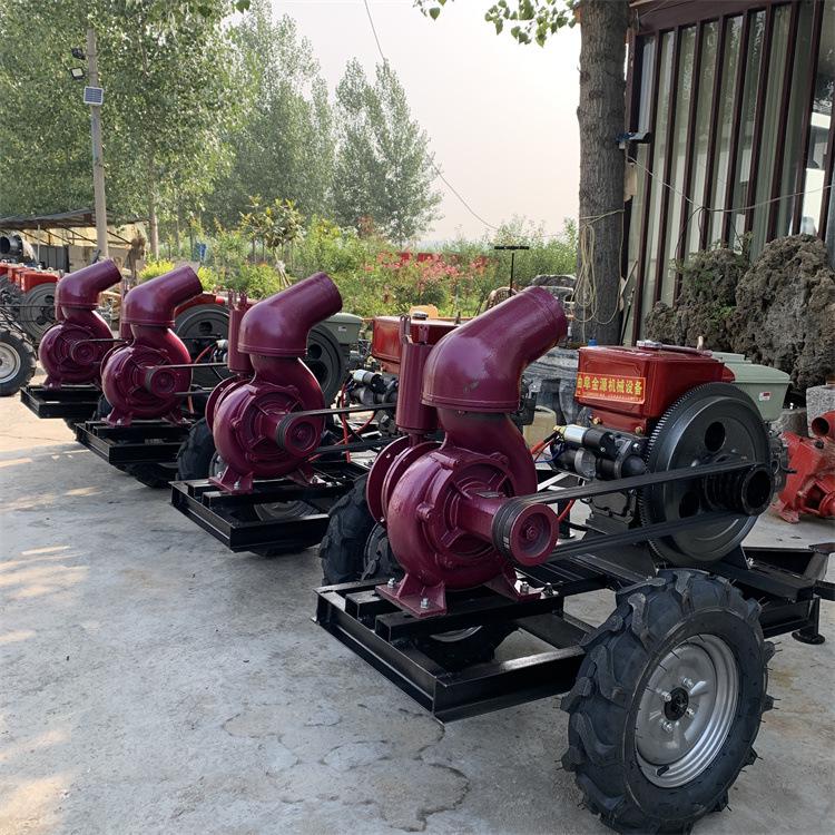 12-inch Mixed-Flow High-Head Irrigation Pump with Four-Cylinder Engine