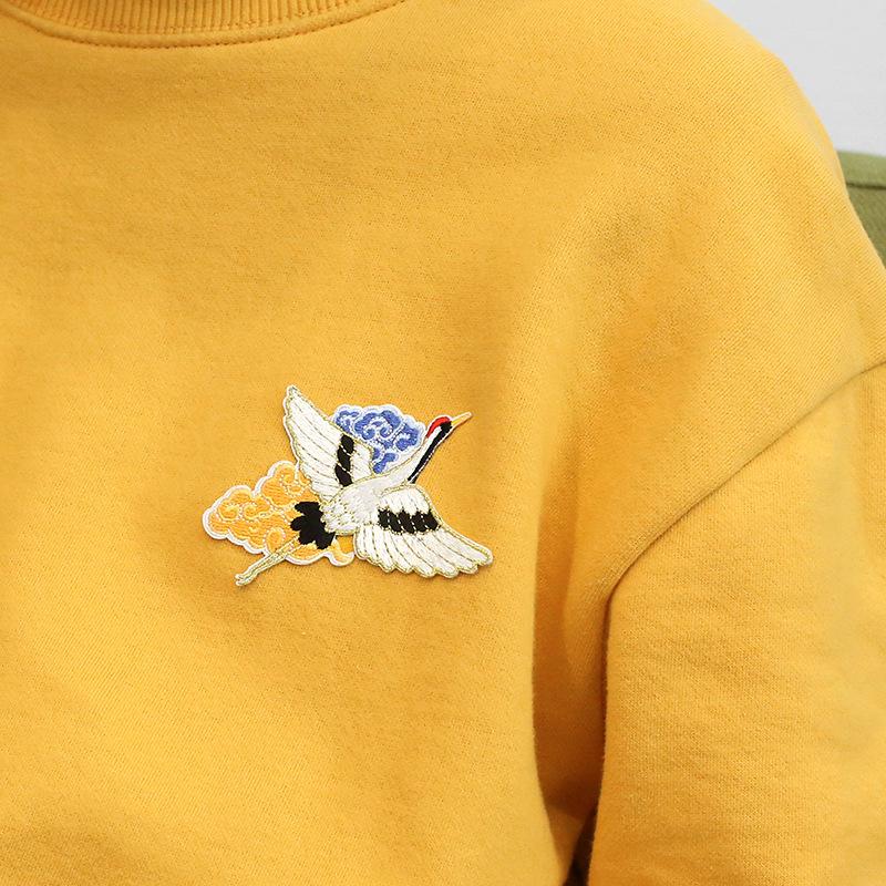 Paste Made In China Embroidery Cloth Sticker Guochao Mobile Phone Shoe Decorative Sticker Clothes Pants Patch Sticker Cover Sticker