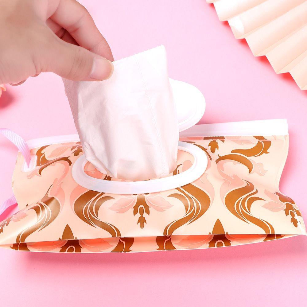 EVA Baby Wet Wipe Pouch Симпатичная застежка-липучка Многоразовая сумка для влажных салфеток Коробка для салфеток с откидной крышкой Многоразовая сумка для влажных салфеток Полезная коробка для салфеток