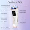 4-In-1 Face Massager Facial Lifting Device HiFu Ultrasound RF EMS Vibration Facial Beauty Device Face Neck Lifting Tightening Anti Wrinkle Skin Care