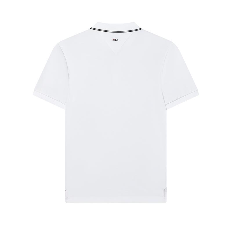 FILA MODERN HERITAGE Polo Shirt Men's Standard White F11M431105FWT