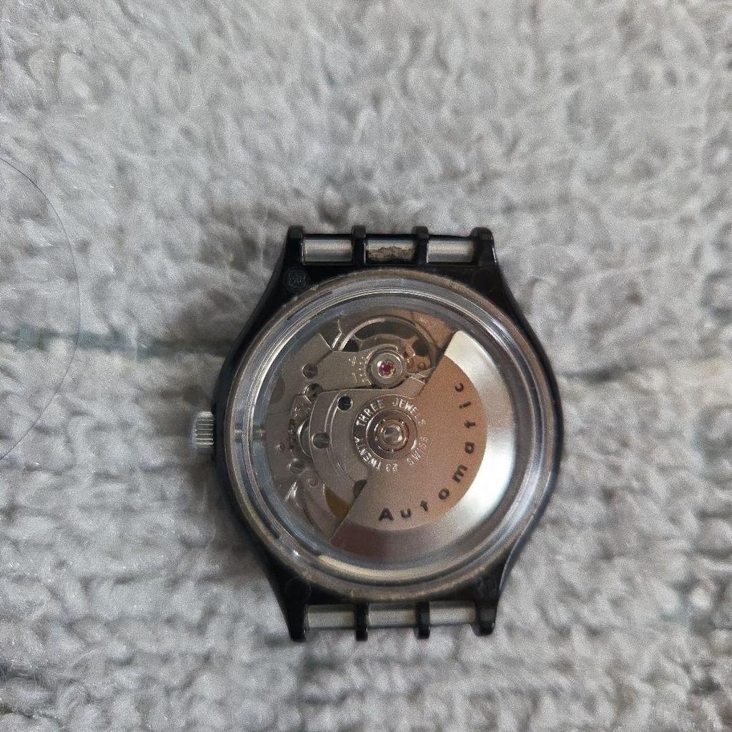 Б/у корпус Swatch Automatic черный