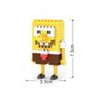 Yellow Sponge Cartoon Square Octopus Crab Mini Building Block Anime Character Brick Model DIY Assembly Toy Desktop Ornament Gift