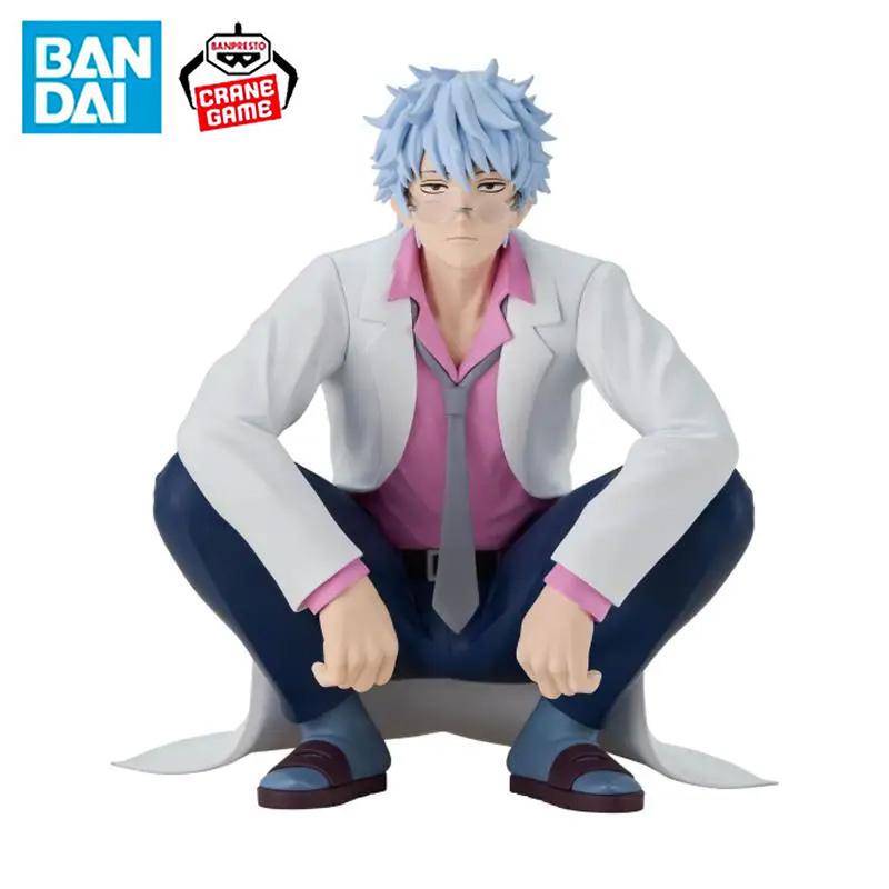 Оригинальная Bandai Namco Banpresto Гинтама 3-й Год Группа Z Гинпачи Сенсей Саката Гинтоки ПВХ Фигурка Модель Коллекционная Игрушка Подарок