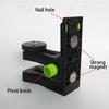 Точная регулируемая L-образная монтажная база с резьбой 1/4"-20 и 5/8"-11 для оптических приборов и геодезических инструментов