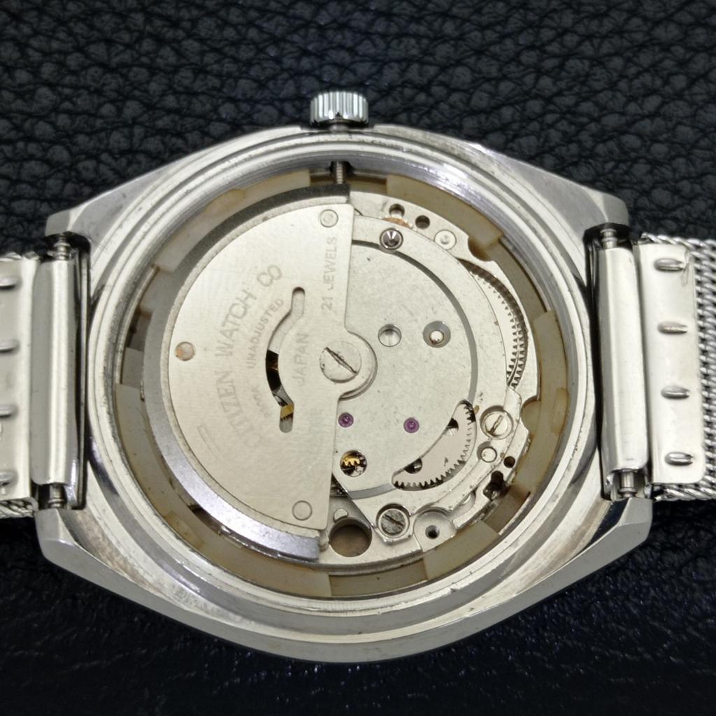 Б/У винтажные мужские часы Citizen Automatic 8200 из Японии с синим циферблатом в арабском стиле a434860-2 R123-a434860