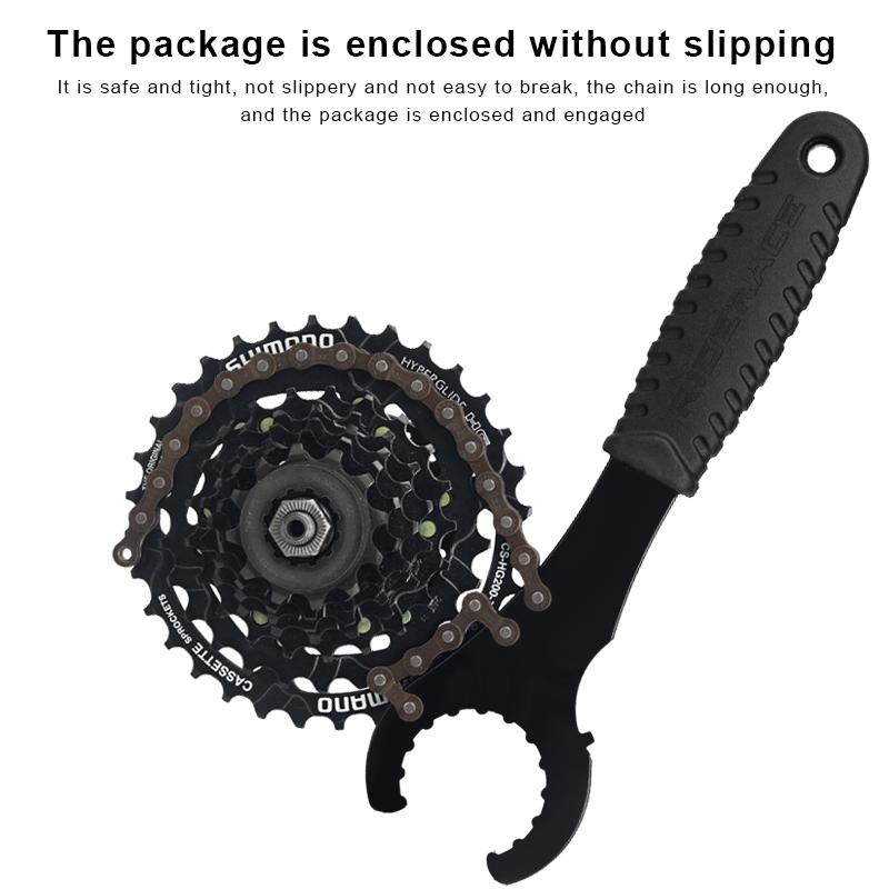 3 в 1 инструмент для снятия маховика велосипедной кассеты с цепным хлыстом ключ для снятия звездочек велосипедной кассеты инструмент для ремонта MTB