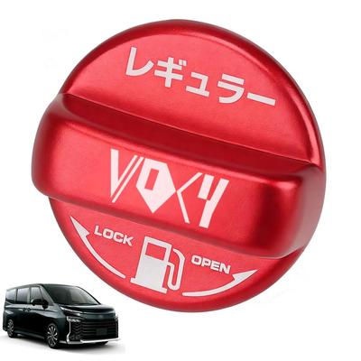 Крышка лючка бензобака Toyota Voxy, Алюминиевая крышка бензобака для Voxy серий 70, 80 и 90, Обычная спецификация, Автозапчасти, Аксессуары (красный)