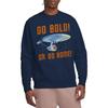 Star Trek Unisex Adult Go Bold Sweatshirt