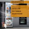 12В 4-контактный EAU65058315 Сборочный узел вентилятора холодильника Для AP7211789 PS17308826 EAU63103209 Охлаждающий сменный корпус