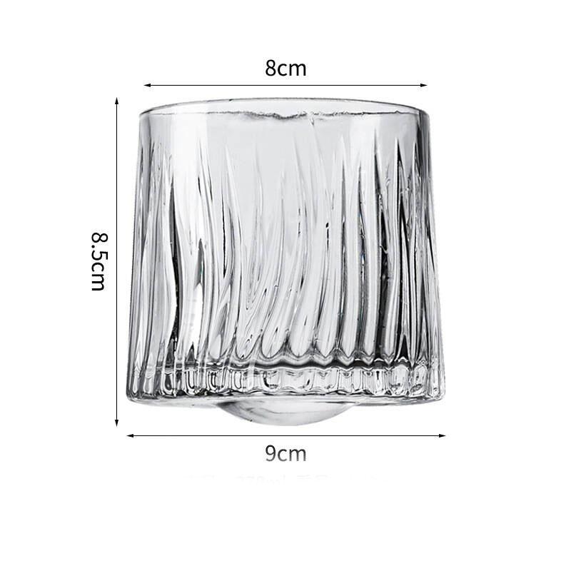 Whisky Glass Foreign Wine Glass Crystal Glass Light Luxury High-end Sophisticated Slightly Tipsy Rotating Mixing Glass Camping